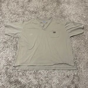 Walls Mens  2XL XXL Henley Short Sleeve Chest Pocket Pullover Workwear T Shirt